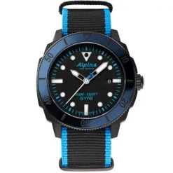 Montres Outdoor ALPINA WATCHES SEASTRONG DIVER GYRE AUTOMATIC 22 Bleu / Noir