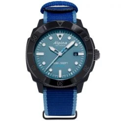 Montres Outdoor ALPINA WATCHES SEASTRONG DIVER GYRE GENTS AUTOMATIC BLUE 22 Bleu
