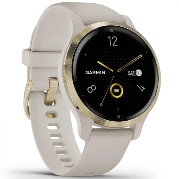 Montres Cardio GPS GARMIN VENU 2 PLUS CREAM GOLD 22 Blanc 1 Montres Cardio GPS GARMIN VENU 2 PLUS CREAM GOLD 22 Blanc