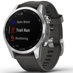 Montres Cardio GPS GARMIN FENIX 7S SILVER W/GREY BAND 22 Gris -Magasin Electronique 9 101768 fenix 7s silver w grey band 010 02539 01 04