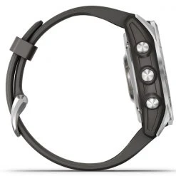 Montres Cardio GPS GARMIN FENIX 7S SILVER W/GREY BAND 22 Gris -Magasin Electronique 9 101768 fenix 7s silver w grey band 010 02539 01 05
