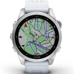 Montres Cardio GPS GARMIN FENIX 7S SILVER W/WHITE BAND 22 Blanc / Gris -Magasin Electronique 9 101769 fenix 7s silver w white band 010 02539 03 06