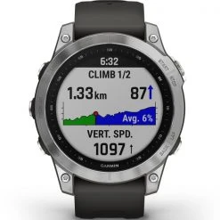 Montres Cardio GPS GARMIN FENIX 7 SILVER W/GREY BAND 22 Gris / Noir 8 Montres Cardio GPS GARMIN FENIX 7 SILVER W/GREY BAND 22 Gris / Noir -Magasin Electronique 9 101774 fenix 7 silver w grey band 010 02540 01 03