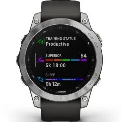 Montres Cardio GPS GARMIN FENIX 7 SILVER W/GREY BAND 22 Gris / Noir 9 Montres Cardio GPS GARMIN FENIX 7 SILVER W/GREY BAND 22 Gris / Noir -Magasin Electronique 9 101774 fenix 7 silver w grey band 010 02540 01 04