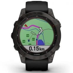 Montres Cardio GPS GARMIN FENIX 7 SAPPHIRE SOLAR CARBON GREY W/BLACK BAND 22 Gris -Magasin Electronique 9 101776 fenix 7 sapphire solar carbon grey w black band 010 02540 21 04
