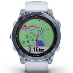 Montres Cardio GPS GARMIN FENIX 7 SAPPHIRE SOLAR COBALT BLUE W/WHITE BAND 22 Bleu / Blanc 8 Montres Cardio GPS GARMIN FENIX 7 SAPPHIRE SOLAR COBALT BLUE W/WHITE BAND 22 Bleu / Blanc -Magasin Electronique 9 101777 fenix 7 sapphire solar cobalt blue w white band 010 02540 25 03