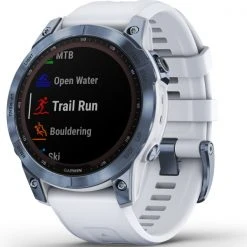 Montres Cardio GPS GARMIN FENIX 7 SAPPHIRE SOLAR COBALT BLUE W/WHITE BAND 22 Bleu / Blanc 9 Montres Cardio GPS GARMIN FENIX 7 SAPPHIRE SOLAR COBALT BLUE W/WHITE BAND 22 Bleu / Blanc -Magasin Electronique 9 101777 fenix 7 sapphire solar cobalt blue w white band 010 02540 25 04