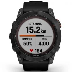 Montres Cardio GPS GARMIN FENIX 7X SOLAR GREY W/BLACK BAND 22 Noir -Magasin Electronique 9 101779 fenix 7x solar grey w black band 010 02541 01 03