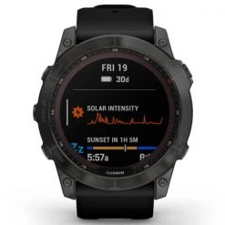 Montres Cardio GPS GARMIN FENIX 7X SAPPHIRE SOLAR CARBON GREY W/BLACK BAND 22 Noir -Magasin Electronique 9 101780 fenix 7x sapphire solar carbon grey w black band 010 02541 11 04