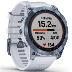 Montres Cardio GPS GARMIN FENIX 7X SAPPHIRE SOLAR COBALT BLUE W/WHITE BAND 22 Blanc / Bleu 8 Montres Cardio GPS GARMIN FENIX 7X SAPPHIRE SOLAR COBALT BLUE W/WHITE BAND 22 Blanc / Bleu -Magasin Electronique 9 101781 fenix 7x sapphire solar cobalt blue w white band 010 02541 15 03