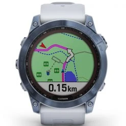 Montres Cardio GPS GARMIN FENIX 7X SAPPHIRE SOLAR COBALT BLUE W/WHITE BAND 22 Blanc / Bleu 10 Montres Cardio GPS GARMIN FENIX 7X SAPPHIRE SOLAR COBALT BLUE W/WHITE BAND 22 Blanc / Bleu -Magasin Electronique 9 101781 fenix 7x sapphire solar cobalt blue w white band 010 02541 15 05