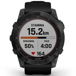 Montres Cardio GPS GARMIN FENIX 7X SAPPHIRE SOLAR BLACK W/BLACK BAND 22 Noir -Magasin Electronique 9 101782 fenix 7x sapphire solar black w black band 010 02541 23 06