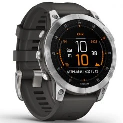 Montres Cardio GPS GARMIN EPIX GEN 2 SILVER W/GREY BAND 22 Gris 11 Montres Cardio GPS GARMIN EPIX GEN 2 SILVER W/GREY BAND 22 Gris -Magasin Electronique 9 101783 epix silver w grey band 010 02582 01 06