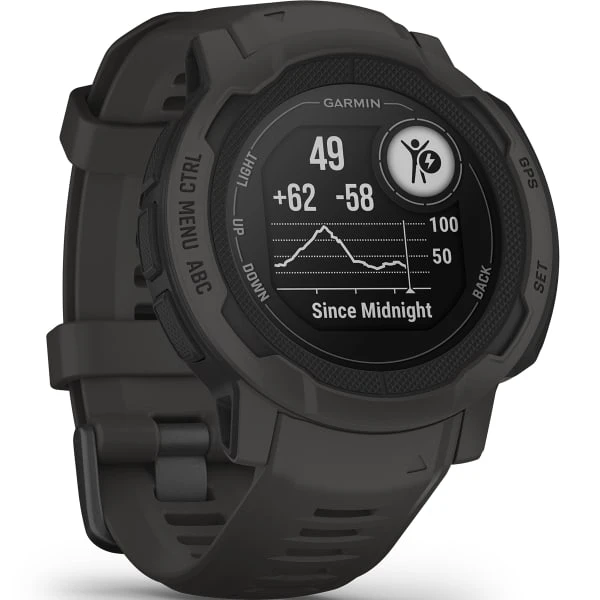 Montres Cardio GPS GARMIN INSTINCT 2 GRAPHITE 22 Noir 2 Montres Cardio GPS GARMIN INSTINCT 2 GRAPHITE 22 Noir – Image 2