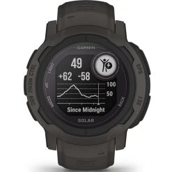 Montres Cardio GPS GARMIN INSTINCT 2 SOLAR GRAPHITE 22 Noir