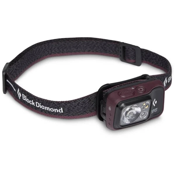 Lampes Frontales BLACK DIAMOND SPOT 400 HEADLAMP BORDEAUX 23 Rouge / Gris 1 Lampes Frontales BLACK DIAMOND SPOT 400 HEADLAMP BORDEAUX 23 Rouge / Gris