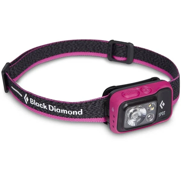 Lampes Frontales BLACK DIAMOND SPOT 400 HEADLAMP ULTRA PINK 23 Rose / Gris 1 Lampes Frontales BLACK DIAMOND SPOT 400 HEADLAMP ULTRA PINK 23 Rose / Gris