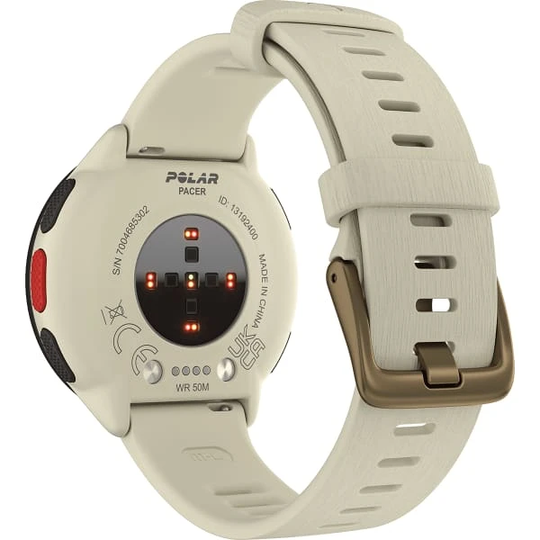 Montres Cardio GPS POLAR PACER WHITE 22 Beige 3 Montres Cardio GPS POLAR PACER WHITE 22 Beige – Image 3