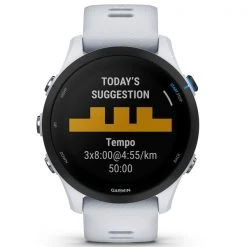 Montres Cardio GPS GARMIN FORERUNNER 255 MUSIC WHITE 22 Blanc -Magasin Electronique 9 112220 010 02641 31 03