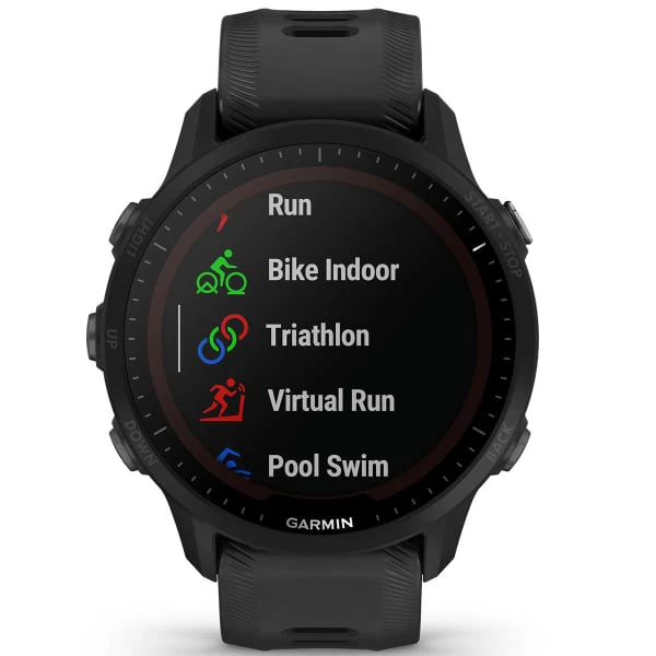 Montres Cardio GPS GARMIN FORERUNNER 955 SOLAR BLACK 22 Noir 2 Montres Cardio GPS GARMIN FORERUNNER 955 SOLAR BLACK 22 Noir – Image 2