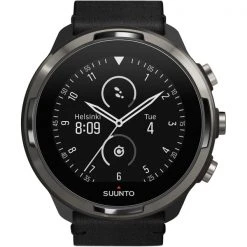 Montres Cardio GPS SUUNTO 9 BARO TITANIUM LEATHER 22 Noir / Gris