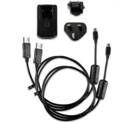 Accessoires Montres GARMIN CHARGEUR SECTEUR EU+CABLES MICRO/MINI USB 22 Noir