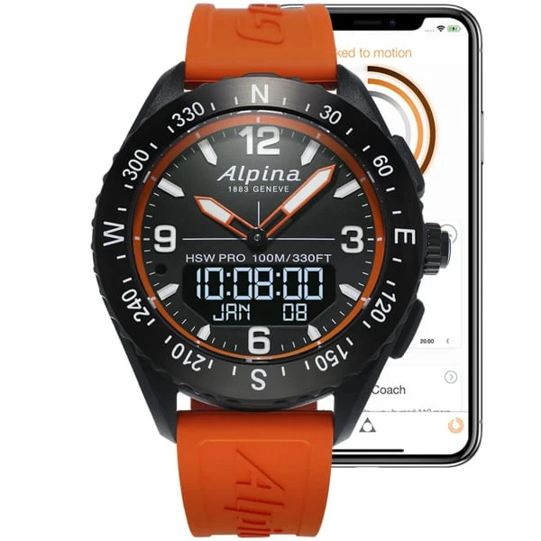 Montres Outdoor ALPINA WATCHES ALPINERX ORANGE 20 Orange 2 Montres Outdoor ALPINA WATCHES ALPINERX ORANGE 20 Orange – Image 2