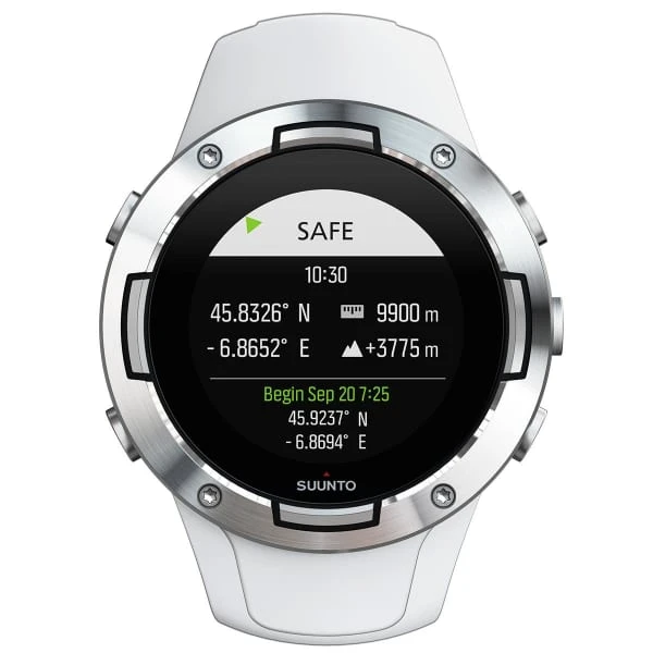 Montres Cardio GPS SUUNTO 5 WHITE 21 Blanc 2 Montres Cardio GPS SUUNTO 5 WHITE 21 Blanc – Image 2