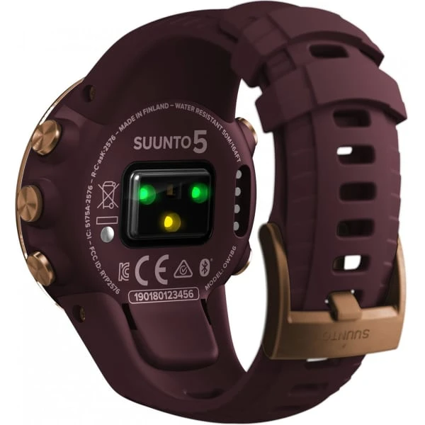 Montres Cardio GPS SUUNTO 5 BURGUNDY COPPER 21 Rouge 4 Montres Cardio GPS SUUNTO 5 BURGUNDY COPPER 21 Rouge – Image 4