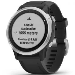 Montres Cardio GPS GARMIN FENIX 6S SILVER W/BLACK BAND 21 Noir -Magasin Electronique 9 64849 010 02159 01 03