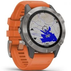 Montres Cardio GPS GARMIN FENIX 6 SAPPHIRE TITANE GRAY W/ORANGE BAND 21 Orange / Gris -Magasin Electronique 9 64859 fenix 6 sapphire gray w orange band 010 02158 14 04