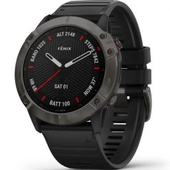 Montres Cardio GPS GARMIN FENIX 6X SAPPHIRE GRAY W/BLACK BAND 21 Noir / Gris 8 Montres Cardio GPS GARMIN FENIX 6X SAPPHIRE GRAY W/BLACK BAND 21 Noir / Gris -Magasin Electronique 9 64860 010 02157 11 03