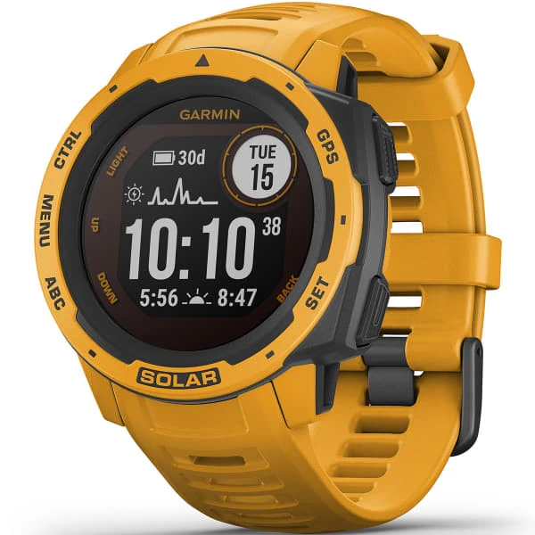 Montres Cardio GPS GARMIN INSTINCT SOLAR SUNBURST 21 Jaune 1 Montres Cardio GPS GARMIN INSTINCT SOLAR SUNBURST 21 Jaune