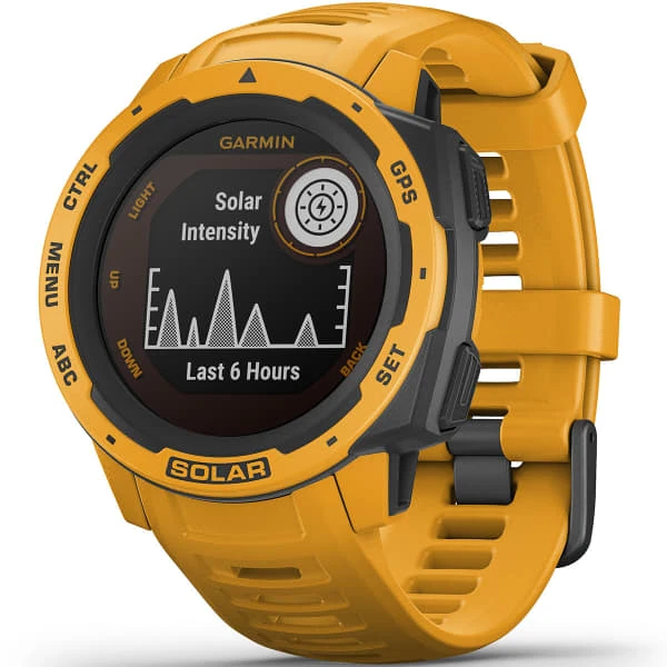 Montres Cardio GPS GARMIN INSTINCT SOLAR SUNBURST 21 Jaune 2 Montres Cardio GPS GARMIN INSTINCT SOLAR SUNBURST 21 Jaune – Image 2