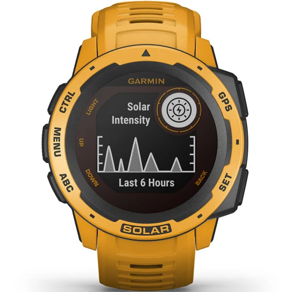Montres Cardio GPS GARMIN INSTINCT SOLAR SUNBURST 21 Jaune 4 Montres Cardio GPS GARMIN INSTINCT SOLAR SUNBURST 21 Jaune – Image 4