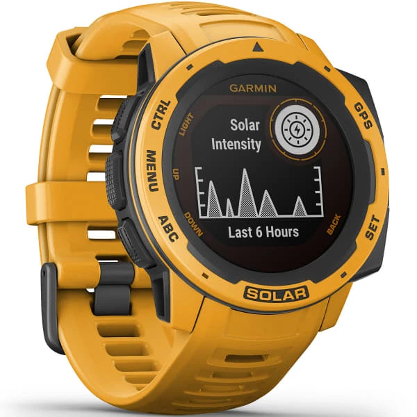 Montres Cardio GPS GARMIN INSTINCT SOLAR SUNBURST 21 Jaune 6 Montres Cardio GPS GARMIN INSTINCT SOLAR SUNBURST 21 Jaune – Image 6