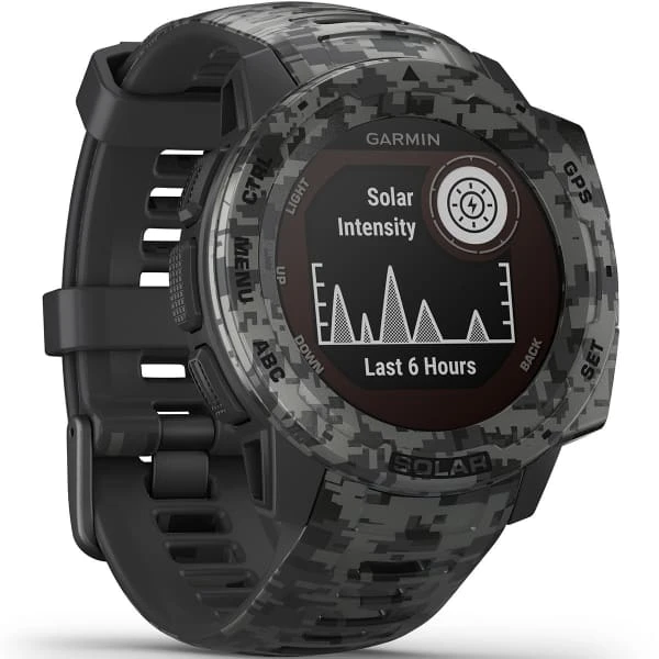 Montres Cardio GPS GARMIN INSTINCT SOLAR CAMO EDITION GRAPHITE CAMO 21 Gris 6 Montres Cardio GPS GARMIN INSTINCT SOLAR CAMO EDITION GRAPHITE CAMO 21 Gris – Image 6