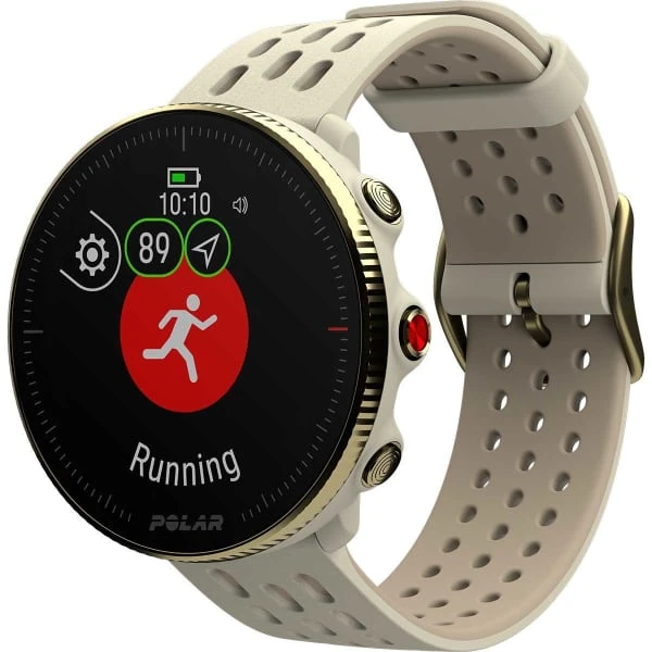 Montres Cardio GPS POLAR VANTAGE M2 CHAMPAGNE/OR S-L 21 Blanc – Image 2
