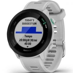 Montres Cardio GPS GARMIN FORERUNNER 55 WHITE 22 Blanc -Magasin Electronique 9 90894 forerunner 55 whitestone 010 02562 11 03