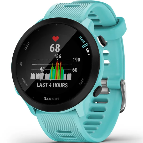 Montres Cardio GPS GARMIN FORERUNNER 55 AQUA 22 Bleu 3 Montres Cardio GPS GARMIN FORERUNNER 55 AQUA 22 Bleu – Image 3