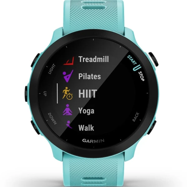 Montres Cardio GPS GARMIN FORERUNNER 55 AQUA 22 Bleu 4 Montres Cardio GPS GARMIN FORERUNNER 55 AQUA 22 Bleu – Image 4
