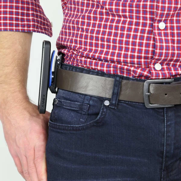 Téléphones Outdoor QUAD LOCK BELT CLIP 22 Noir / Bleu 6 Téléphones Outdoor QUAD LOCK BELT CLIP 22 Noir / Bleu – Image 6