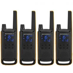 Talkie-walkie MOTOROLA TALKABOUT T82 EXTREME QUAD PACK & CHARGER WE 21 Noir / Jaune